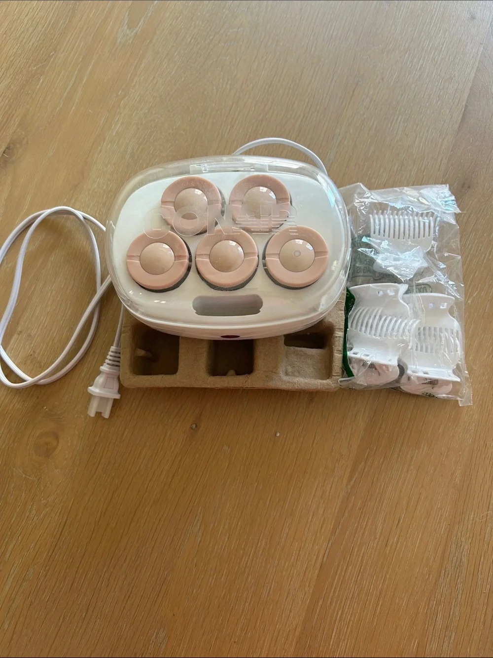 Conair Double Ceramic Hot Rollers, 5 XLarge a rollers, NEW NO BOX